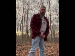 Flannel Bear Pissing 