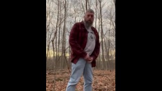 Flannel Bear Pissing 