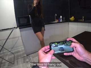 🔥anal with Conversations!A Drinking Wife Pesters her Husband in the Kitchen-Husband and Wife Homem⭐️