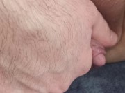 Preview 1 of Masturbating big clit cock FTM