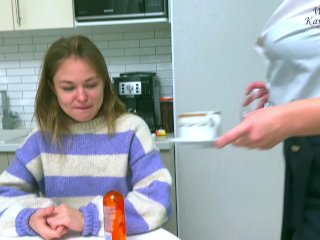 Help me with my lessons ! MILF fucked young Stepdaughter for bad grades