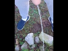 Risky Oustide Pissing