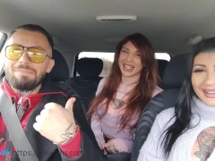 Fucking Tattooed Hitchhiker (Threesome) - Screenshot 16 of 16 - Lady Muffin