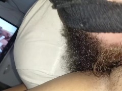 what a delight to cum my pussy in the mouth of the cuckold while I watch porn several cocks fucking