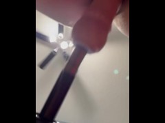 Fuck machine close up MILF dirty pussy