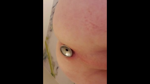 Playing with my butt plug 