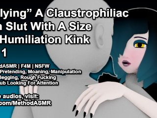 Bullying A Needy Claustrophiliac Goth Slut With A Size and Humiliation Kink (Erotic Audio)
