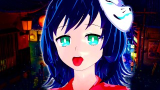 Tanjiro baise Makomo de Démon Slayer Jusqu’à Creampie - Anime Hentai 3d Non Censuré
