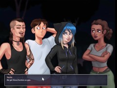 Summertime Saga - ive saw Grace boobs and Eve hot body