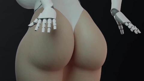 Haydee de sexy robot | 3D porno parodie clips compilatie