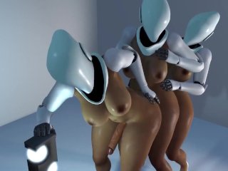 Haydee the Sexy robot  3D Porn Parody Clips Compilation