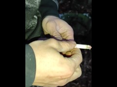 Cumshot jerking outdoor