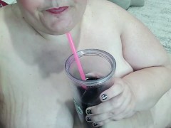 SSBBW Drinks a 2 liter of soda and burps for you!