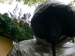 Simon O Latexmaske mit gelaserten Gesichtsfeld - wie geschlossen