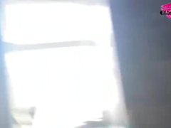 behind the scans after the glass shower panel fell on us while making porn