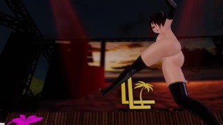 Hot Succubus dancing to party music