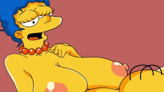 THE SIMPSONS PORN HOMER EATING Marge's PUSSY