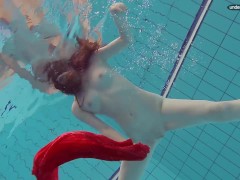 Moldovan beauty naked in the pool