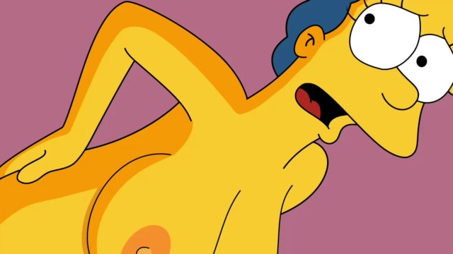 MARGE IS SURPRISED BY a COCK IN THE ASS (THE SIMPSONS PORN) - Pornhub.com