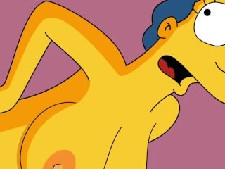 big ass, marge simpson hentai, marge simpson, simpsons