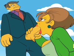 EDNA SUCKING SEYMOUR'S COCK SIMPSONS PORN