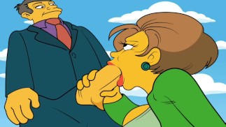 EDNA SUCKING SEYMOUR'S COCK SIMPSONS PORN