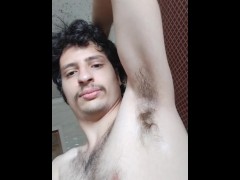 Hairy armpits fetish / POV close up
