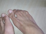 Dirty piggy feet / long nails ( rainy day 