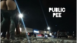Super Nervous Pissing In A Walmart Parking Lot