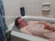 Preview 5 of Watch Me Jerk Off In The Bath Tub To Completion With A New Toy
