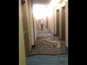 Preview 3 of Ginger Slut Tune gets caught being an Exhibitionist at Hotel