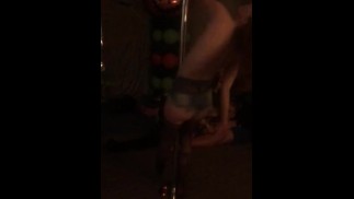 Ginger Slut Tune Stripping at Swingers Party 