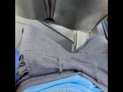 Preview 3 of HD At it again on my way to work, doing this makes me 🥵  guy jerking off in public on bus