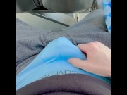 Preview 5 of HD At it again on my way to work, doing this makes me 🥵  guy jerking off in public on bus