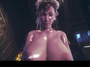 Preview 2 of Chun-Li lets you win so she can drain your cock