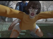 Preview 5 of Slutty Velma - Fucking her huge ASS