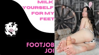 Summer op de boerderij - Melk jezelf voor mijn voeten