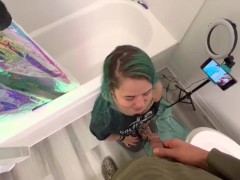 Chugging Piss Straight From My BFs Cock