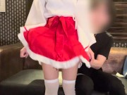 ※放送事故※18歳J●のハロウィン巫女コスプレ！ぷにぷに太ももに卑猥な