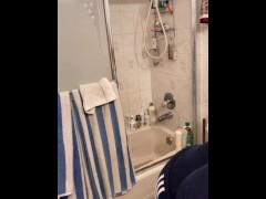 Getting dressed after the shower 