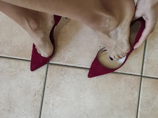 scarpe tacco, latina, mature, solo female