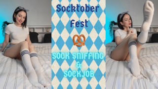 Socktober Fest - Sniffing de chaussettes et sockjob