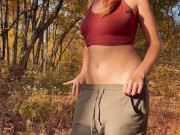 Preview 4 of Babe Flashes & Teases You While Hiking