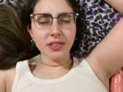 Preview 3 of my girlfriend masturbated and woke me up to fuck Anal