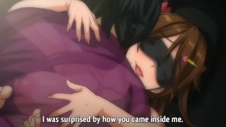 Busty glasses babe gets her doggystyle position with her lover | Anime Hentai 1080p