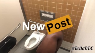 Quick Nut In The Restroom With My Legs Up