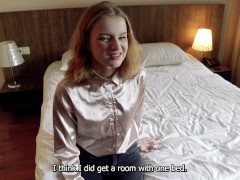 Video The Stepsister Rented a Hotel Room with a Single Bed...