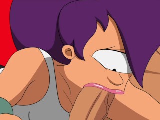 TURANGA LEELA CHUPANDO PAU (FUTURAMA PORN)