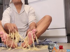 Angel Eyed Demon 27 men's feet and cum compilation 