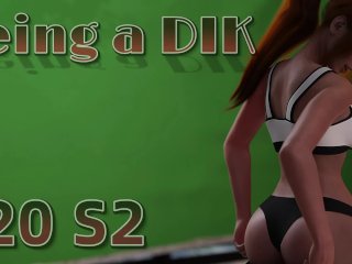 playing porn games, cartoon, being a dik season 2